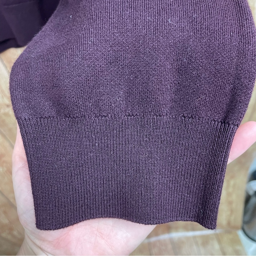 NWT PERRY ELLIS MEN V-NECK SWEATER SIZE XXL MAROON - Picture 8 of 11